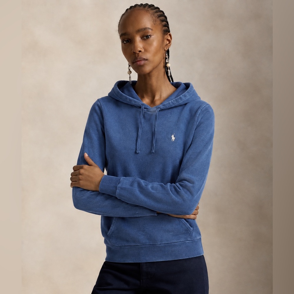 Polo Ralph Lauren Fleece Hoodie in Blue Heather